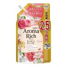 LION 獅王 AROMA RICH 衣物香氛柔順劑 (補充裝) 750ml Diana 玫瑰花束香薰 162-1486